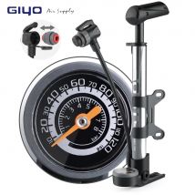 Giyo 120psi Fahrrad Standpumpe Presta Schrader Dual Ventil Umwandlung MTB Rennrad Mini Tragbare Reifenpumpe Inflator