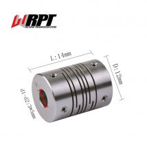 CIG Parallel Line Coupling Top Wire Connection Motor Encoder Coupling Edelstahl Flexible Coupler CIG-12X14 CNC-Teile