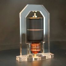 Hochgeschwindigkeits-Solarmotor, Mendocino-Motor, vertikal, vertikal, solarbetrieben, wissenschaftliches Geschenk