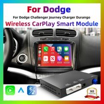 Bezprzewodowy zestaw do modernizacji CarPlay i Android Auto, dekoder do Dodge Challenger, Journey, Charger, Durango