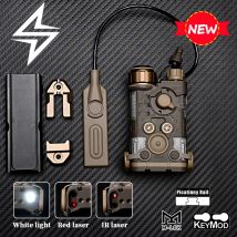 WADSN New Nylon NGAL Infrared Laser L3-NGAL Strobe Light LA23 Plug Switch With Pressure Pad Switch Mount Picatinny MLOK Rail