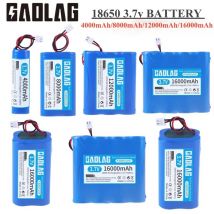 Lithium-Akku 3,7 V 18650 mit XH2.54-2P-Stecker 4500/6200/12000 mAh wiederaufladbarer Akku zum Angeln, LED-Licht, Bluetooth-Lautsprecher