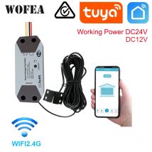 Wofea WiFi Smart Garage Door Opener Controller DC12 DC24V Wrok con Alexa e Google Home 2.4G APP SENZA necessità di gateway