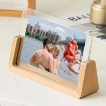 Acryl Foto rahmen Holz Foto rahmen nordischen Foto rahmen für Hochzeit Foto rahmen Desktop Büro Foto Dekor