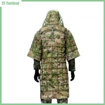 Podstawa kombinezonu Ghillie, poncho Ghillie, podstawa Ghillie do polowania w kamuflażu, peleryna Ghillie Sniper Viper Hood do Airsoft Paintball