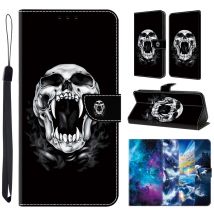 3D Magnetische Flip Brieftasche Ledertasche Für Oppo A16 A16S A17 A53S A54 A54S A55 A74 A93 A94 A95 Oppo A32 A33 A53 A73 2020 4G/5G