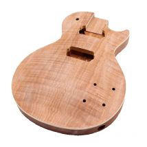 Exquisite LP-E-Gitarre, Tiger-gestreifter Korpus, DIY-Gitarre, modifizierter Korpus, Ogumu LP, professionelle Studentenaufführung