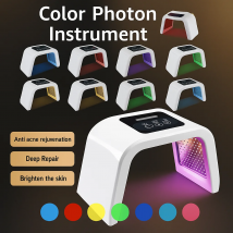 7-Farben-LED-Lichttherapiegerät für das Gesicht, Schönheitsgeräte für die Hautpflege zu Hause, professionelle LED-Maske für SPA