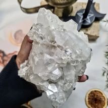1 Stück Apophyllit-Kristallcluster, Glam-Stil-Gesteinkristall, Rohstein-Aquarium-Dekoration, Heimdekoration, ideal als Geschenk