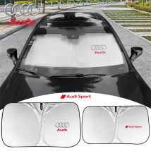 Parabrezza per auto Pieghevole Parasole Visiera Copertura UV Riflettente Auto Parasole Copertura Della Protezione per AUDI SPORT SLINE A3 A4 A5 A6 A7 A8