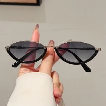 GM LUMIAS Ovale Vintage-Sonnenbrille für Damen, stilvoll, Farbverlauf, mehrfarbig, lässig, Dekor, neu in trendiger Markendesign-Sonnenbrille