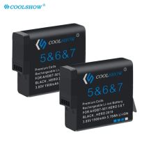 Batteria da 1500 mAh per Gopro Hero 7 Gopro Hero 6 Gopro Hero 5 Accessori per fotocamera con batteria nera