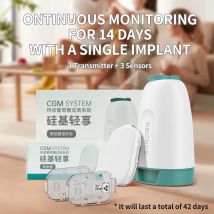 Split Sibionics sensor GS1-P2 Blood Sugar meter 42days×24h Realtime Dynamic Glucose monitoring 1 Transmitter +3 Sensors full set