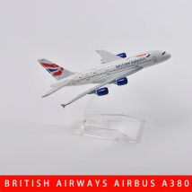 JASON TUTU 16 cm BRITISH AIRWAYS A380 Flugzeugmodell Planel Flugzeug Flugzeuge aus Druckgussmetall im Maßstab 1:400