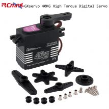 GXservo 40 kg digitales Servo mit hohem Drehmoment, 5,0–7,4 V, Stahlgetriebe, Aluminiumlegierung, 180/270 Grad, RC-Servos für Kletterwagen, Modellroboter