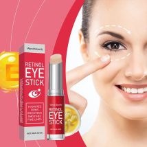 Retinol Eye Treatment Stick Dark Circle Aufhellungscreme mit Anti-Falten- und Straffungsserum, schnell reparierende Augenpflege für Frauen