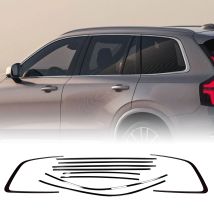 For Volvo XC90 2014-2025 Exterior Window Frame Trims Strips Gloss Black Door Side Seal Styling Molding Decoration Weatherstrip