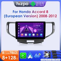 Hizpo Android 13 Autoradio Für Honda Accord 8 (Europäische Version) 2008 - 2012 Multimedia Video Player GPS Carplay Autoradio 2 Din