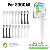 Testina di ricambio per spazzolino elettrico Xiaomi Soocas X5 X3 X1 X3U SOOCARE Testine sostituibili con setole morbide Dupont