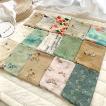 150x50cm Ramie Digitaldruck Stoff neue Retro-Stil nationalen Muster Nähen für Kleid Frauen Kleidung Sommer Bett kleid DIY Handwerk