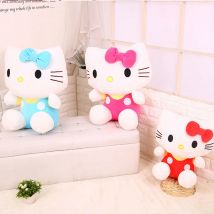 Hello Kitty Peluche Sanrio Peluche Bambola Animali di peluche Kawaii Simpatico cuscino morbido Cuscino per divano Decorazioni per la casa Regalo di compleanno per bambini