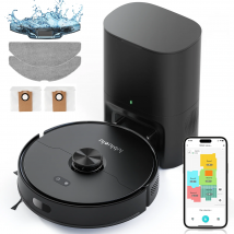 Lubluelu L15 Max  Robot Vacuum Mop Combo 5500Pa Robot Vacuum Auto-Charging  5 Maps 24 No-go Zones 3 In 1 Robot Vacuum Cleaner