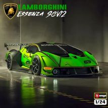Bburago 1:24 lamborghini essenza scv12 weissach autos modell spielzeug sammlung geschenk rennwagen legierung luxus fahrzeug druckguss