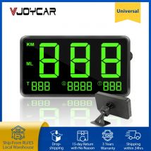 Vjoy velocímetro GPS 4,5 "C80 odómetro de velocidad kilometraje pantalla HUD alarma de velocidad Digital MPH KMH proyector de pantalla de altitud 3 ''C60s