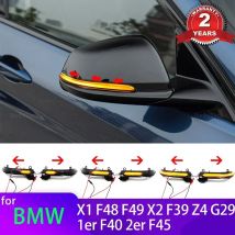 2x LED Side Mirror Dynamic Turn Signal Sequential Light For BMW X1 F48 F49 X2 F39 F40 F45 F46
