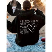 Dear Person Behind Me Zip Up Sweatshirt,You Matter Zipper Hoodies,You Are Enough Zip Jacket Coats,Mental Health Matters Hoodies