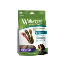 Whimzees Snacks Dentales para perros de razas mini 48 Piezas