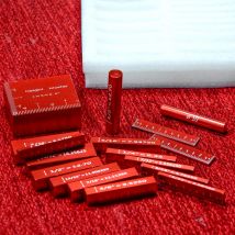 17-teiliges Zoll-Setup-Blöcke-Höhenmessgerät-Set, präzise Aluminium-Setup-Stangen für Oberfräsen und Tischkreissägen, Holzbearbeitungs-Set