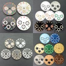 29mm diameter mechanical watch sterile dial suitable for VK-63 movement C3 Luminous assembly watch accessory parts