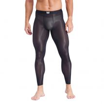 Sexy lange Herrenhose, durchsichtig, Öl, glänzend, ultradünn, dehnbar, weiche Leggings, glänzendes Eis, seidig, Nachtwäsche, Strumpfhosen, Skinny Allure