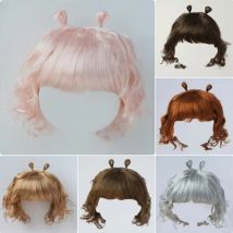 JD544 9-10 zoll 10-11 zoll 11-12 zoll Schöne Schnecke Fühler Synthetische mohair BJD Perücken QBaby Blythes 18 "Puppe zubehör