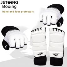 Taekwondo protection Sanda Training Taekwondo Handguard and Banket Match Protective Gear Foot Protector WTF Kickboxing Equipment