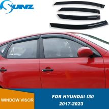 Seitenfenster-Deflektor für Hyundai I30 2017 2018 2019 2020 2021 2022 2023 Autotür-Regenschutz Seitenfenster-Sonnenblende Wetterschutz