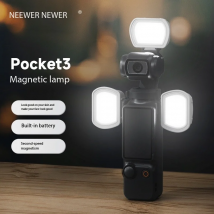 NEEWER für DJI Pocket 3 Fülllicht, magnetisches Licht, Sportkamera-Zubehör, 2800 K–6500 K, 2 W, tragbare Beleuchtung M21