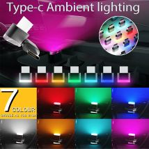 Nuovo modello mini Type-c LED Luce ambientale Luci ambientali decorative plug-and-play portatili per l'illuminazione dell'ambiente interno