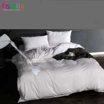 100% impermeable funda nórdica ropa de cama Queen King fundas de edredón para pacientes mayores bebé ropa de cama blanca funda nórdica 2 uds funda de almohada