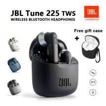 Original JBL Tune 225TWS auriculares inalámbricos Bluetooth verdadero T225 TWS auriculares estéreo auriculares con sonido de graves con cubierta gratis