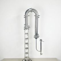 3"*2,5" Flötendestilliergerät mit 7-Boden-Destillationslinsensäule für selbstgebrautes Destillation, Blasenplatten-Sets aus Edelstahl 304*7