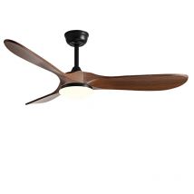 36/42/52/60 Inch Ceiling Fan Industrial Vintage ABS Ventilator with Light Remote Control Decorative Blower Retro Large Fans