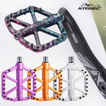 KRSEC VS Fahrradpedal Aluminiumlegierung Ultraleichte Dichtung 3-Lager MTB Fahrradpedale Zubehör Mountain Road Bike Lagerpedal