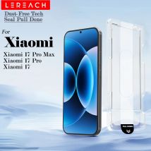 Lereach for Xiaomi 17 Pro Max Tempered Glass Screen Protector with Dust-Free Positioning Box Auto-Align HD Clear for Mi 17