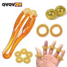 10 Stück Finger Roller Massage gerät und Akupressur Massage ringe für Finger Hand massage, Hand Blut kreislauf Massage Roller Werkzeuge