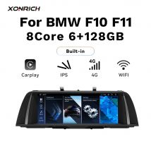 AI Voice Wireless CarPlay Car Radio Multimedia per BMW serie 5 F10 F11 2011-2017 CIC NBT 4G Wifi DSP