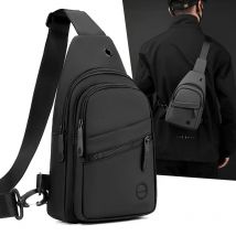Men Cross Body Bag Sling Backpack Travel Fashion Outdoor Sports Waterproof Nylon Male Purse Side Shoulder Chest Messenger Bag