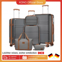 KONO 4/5/6 piezas estuche de belleza caja de cosméticos equipaje de mano bolsa de aseo bolsa de viaje juego de equipaje