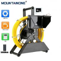 Mountain one 4.3 "ips kanalisation endoskop kamera hd 1200tvl ip68 5600mha batterie 17mm rohr inspektion endoskop inspektions kamera